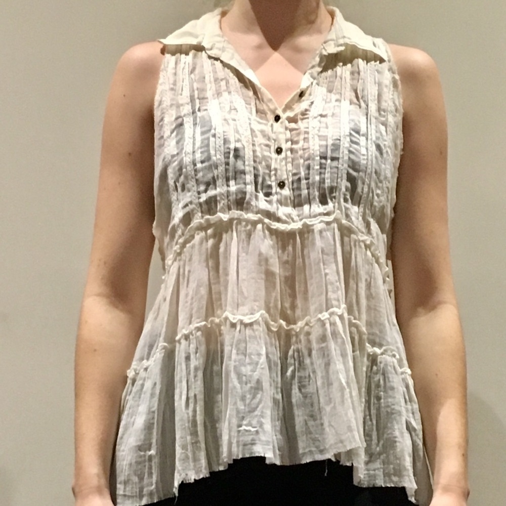 Free people off white tank